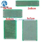 40PCS Double Side Prototype PCB Tinned breadBoard 5x7 4x6 3x7 2x8CM Each 10Pcs