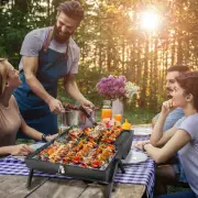 Portable Charcoal Grill Two Side Small BBQ Grill Folding Outdoor Stove Barbecue