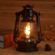 Portable Retro Oil Lantern Lamp Kerosene Hurricane Light Outdoor Hiking Camping