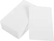 TEMPNAP 30pcs Blank Cards for Id Badge Access Control White Plastic Easy to Use with Printers Reliable Data Storage for