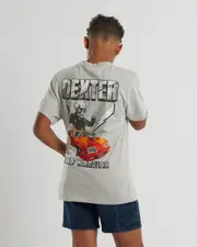 [Dexter] Dexter Boys' Roadman T-Shirt in Light Grey Acid Size 12 12 Light Grey Acid