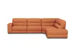 ELLYSE LEATHER RHF Corner Chaise