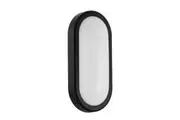 HPM LED Light Bunker Slim Black 7W Outdoor Security Weather Resistant PRO
