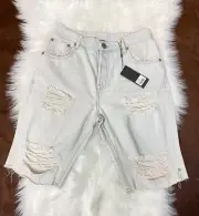 ONE TEASPOON Women’s LOW WAIST BOYFRIEND SHORT BRANDO SIZES 28 NWT