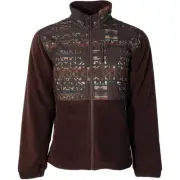 "HOOEY TECH FLEECE JACKET" BROWN/AZTEC SKU: HJ128BRAZ - Size 2XL