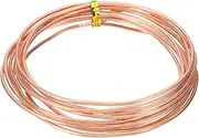 uxcell 99.9% Pure Copper Wire for Jewelry Making, 12 Gauge (2mm) Copper Craft Wire 9.8 Feet Beading Jewelry Making Supplies for Crafting Wreath Electroculture Gardening