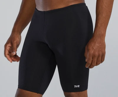 TYR DURAFAST ELITE® MEN'S JAMMER SWIMSUIT - SOLID BLACK