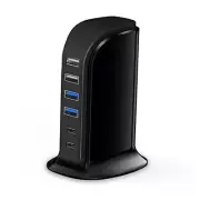 USB C Charger Block , Chargers for Multiple Devices black usb c charger block