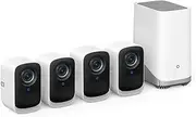 4K Outdoor Security Camera - Mini Spotlight, Color Night Vision, Local Storage, 3C 1-Cam Kit​(4-Cam Kit)
