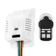 DC12V RF433MHz Relay Receiver Module 3CH ABS Wireless Remote Control Switch