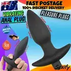 Vibrating Prostate Massager Anal Bead Dildo Butt Plug Vibrator Sex Men Women Toy