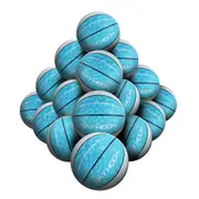 STRADIA "SKY HOOK" Basketball – Sizes 5, 6, 7 – Premium 1.4mm PU Material – Reach for Greatness! – Pack of 20 with FREE Mesh Storage Bag