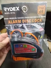 Rydex X7 Motorcycle Alarm Disc Lock 110 db, Bicycles Waterproof Tamperproof