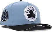 New Era Boston Celtics 9FIFTY A-Frame Cooperstown Est. 1946 NBA Side Patch Snapback Cap, Adjustable Hat Blue Black