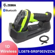 Zebra LI3678-SR0F003VZCN Wireless 1D USB Handheld Barcode Scanner with Cradle