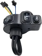 STARTIST Electric Bicycle Head Light Turn Horn Switch Light Horn and Turn Control Switch,Universal,Sturdy 3 in 1 Button for Scooter