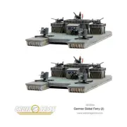 Warlord WWII Mini 1:300 German Siebel Ferry Pack New