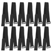 12 PCS Yoga Mat Strap Straps Stretch Band Hook Loop Securing Nylon Carry