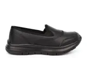 Womens Casual Shoes Ladies Lightweight Shoes Work Shoes Black Slip On Shoes Size