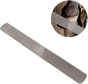 Rasp, Farrier Tools Round Head Double Sided Hoof Cutter Knife Tool High Carbon Steel Horseshoe Trimming File Metal File for Repairing Horse, Goat, Cow, Donkey, Animal Hooves