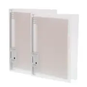 A4 Notebook Binder Loose Leaf Book Ring Binder 8 Tab 8 Rings, White 2 Set