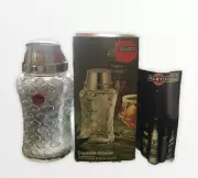 Quist Shaker Vintage 1970's Cocktail Shaker Kraquele Glass Craquelet Bar