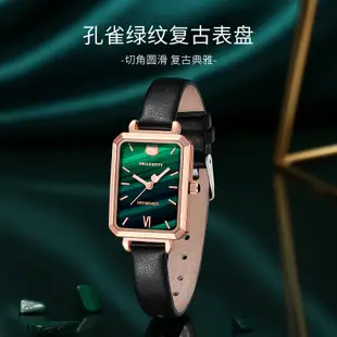 ZGO正港三麗鷗聯名復古手錶女2022送禮小眾輕奢簡約女士腕錶氣質小綠錶 Hello Kitty 凱蒂貓