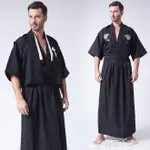 日本和服服裝正裝和服男士浴衣COS服裝武士服和服日本傳統武士裝 快速出貨 果果輕時尚 全館免運