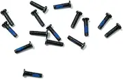 15PCS Black Lower Bottom Base Cover Case Screws Replacement for MSI MS-1582 Katana GF66 11UC Katana GF66 11UD Katana GF66 11SC MS-1581 Katana GF66 11UE Sword 15 A11UE