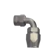 Aeroflow 90 Degree Kryptalon One Piece Full Flow Swivel Hose End Titanium -12 AN