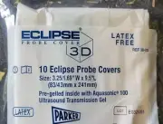 100/Box ECLIPSE Ultrasound Probe Cover, Parker Labs 38-03 NEW