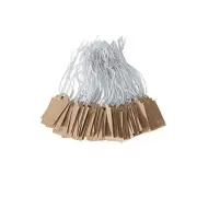 YEJI 100 pcs Kraft Paper Gift Tags with String
