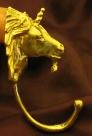 UNICORN J Hook, Robe Hook, Coat Hook, Leash Hook Bronze