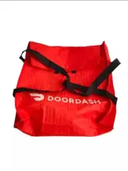 DoorDash Large Insulated Hot Pizza Delivery Bag 19x19x6 With Carry Straps NEW