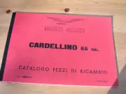 Moto Guzzi Cardellino 65 cc, italienische Ersatzteilliste 1. Edit. 1955