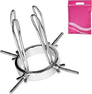 Speculum Anus Tunnel Anus Dilator Stainless Steel Anal Stretcher Expander Hollow Tunnel Buttplug Adjustable Anal Toy for Adult
