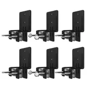 6 Pcs Non-Slip Mattress-Gasket for Bed-Frame Anti-Slip Metal Bed Black
