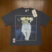 LEVI'S® X PRINCESS MONONOKE San & Wolf T-shirt Black Studio Ghibli Anime