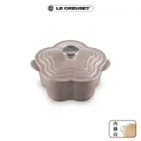 在飛比找momo購物網優惠-【Le Creuset】琺瑯鑄鐵鍋山茶花鍋20cm(焦糖奶茶