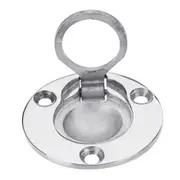 50X41Mm Stainless Steel Circle Recessed Flush Ring Pull Locker Boat Hatch Handle