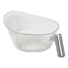 Food Soaking Container Storage Filter Capacity Rice Washer Strainer Bowl