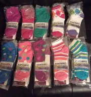 BNWTS Yaktrax Women's LIGHT WEIGHT ALL YEAR Cozy Cabin Sock MULTIPLE COLORS