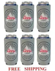 COORS LIGHT ROCKIES 6 BEER CAN COOLER 16oz COOZIE COOLIE KOOZIE HUGGIE NEW