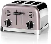 [Cuisinart] CPT180PIE Style Collection 4 Slot Toaster, Stainless Steel, Vintage Pink