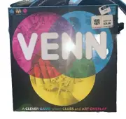 VENN BOARD GAME A CLEVER GAME WHERE CLUES & ART OVERLAP Factory Sealed