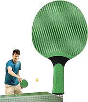 Rubber Table Tennis Rackets - Table Tennis Racket with Rubber Handle | Tennis Racket Set Indoor Outdoor Professional Racket Sports Equipment