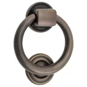 10cm Ring Door Knocker, Signature Brass
