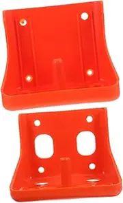 Generic 2pcs Salt Brick Box Livestock Mineral Holder Salt Fodder Storage Container Salt Block Holder for Horses Horse Salt Block Rack Goat Salt Holder Salt Holder Orange
