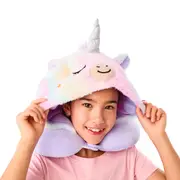 Plush Hood Pillow - Unicorn