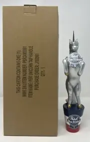 Extremely Rare Pabst Blue Ribbon Unicorn 11” Tap Handle - NIB